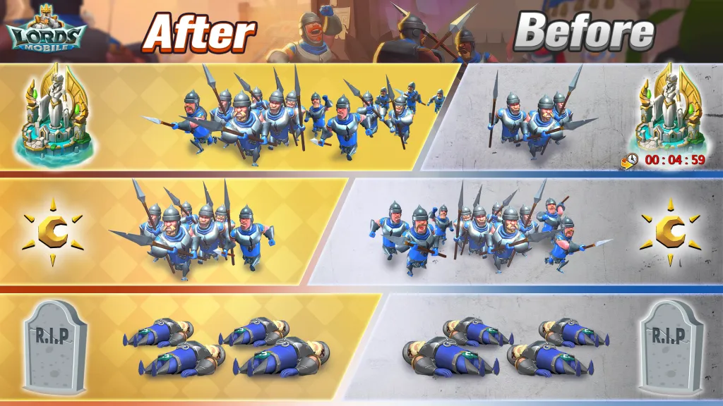 Official IGG illustration comparing Divine Providence before and after the 2022 Sanctuary update